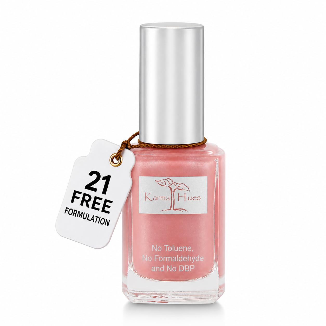 Karma Organic Natural Nail Polish-Non-Toxic Nail Art, Vegan and Cruelty-Free Nail Paint (FIRST KISS)