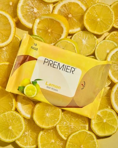 Image of Premier Hydrating Face Wipes (20 Sheets) | 10 Pulls per Pack, Set of 2 Assorted Wet Wipes | Gentle, Hypoallergenic, and Moisturizing for Skin | Perfect for Travel, Daily Use, and Quick Clean-ups