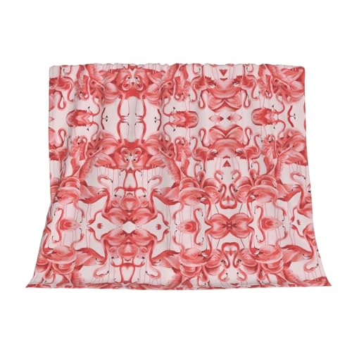 Couverture douillette flamant rose pour soirées cocooning et lit - 4