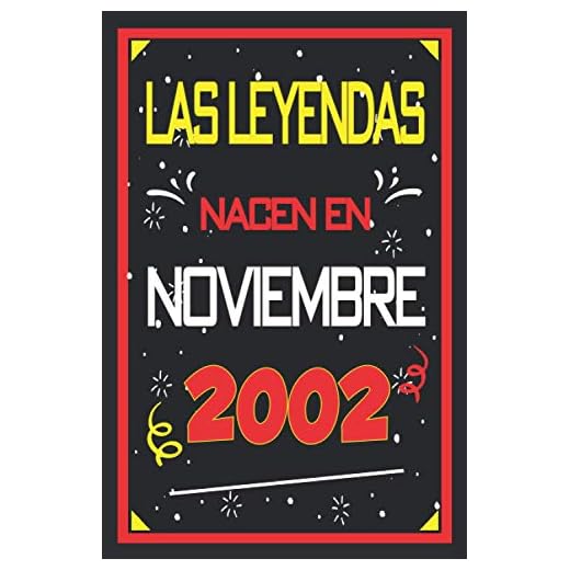 Las leyendas nacen en noviembre 2002: 18 años. Libro de visitas, cuaderno, 110 páginas de felicitaciones, idea de regalo, regalo de aniversario para pareja, niño, mujer, hombre
