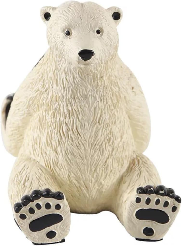 Adorable Bear Resin Phone Stand Tablet Bracket White Storage Rack