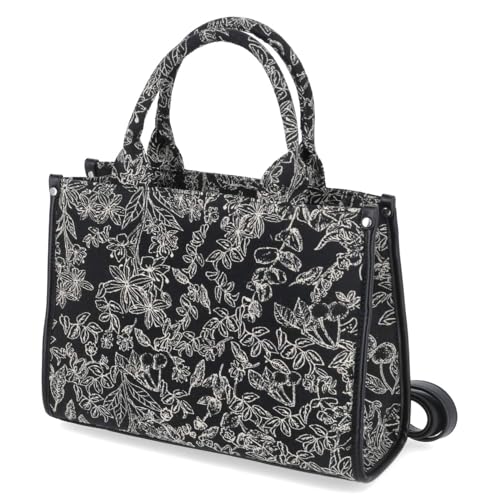 Bolso de mano para mujer espacioso Tamaris Shopper estilo bicolor 3