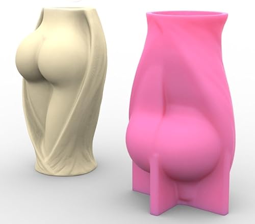 Miniatura 6 de Molde de silicona para macetas de cuerpo humano, maceta de resina epoxi, molde de hormigón, molde de arcilla para manualidades, molde de arcilla