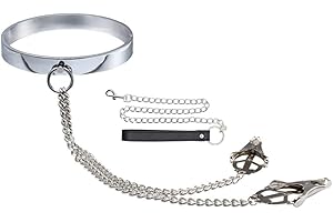 Locking Collar: Unisex Stainless Steel Necklace