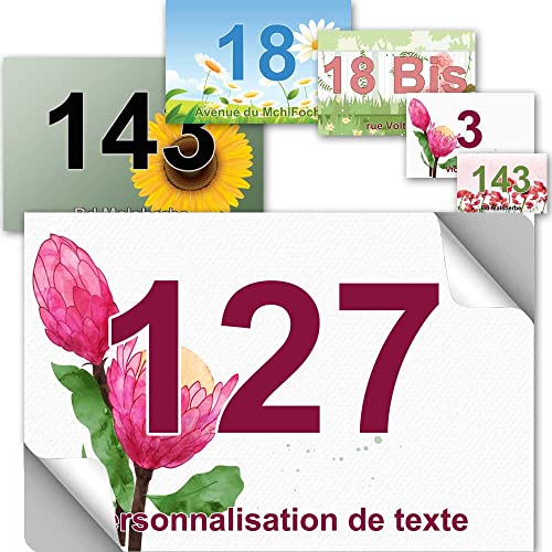 Sticker boite aux lettres - collection fleur : À Personnaliser… Cover
