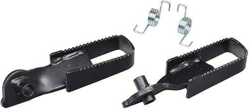 AlveyTech Estriberas para reposapiés con muelles para Monster Moto/Mega Moto y Motovox Mini Bicicletas (juego de 2)