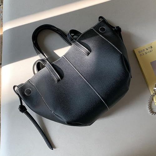 Bolso de cuero para mujer con cierre magnético miniatura 5