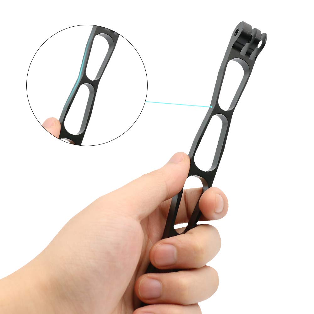 Soporte Manillar Bicicleta SUREWO - Compatible GoPro, DJI Osmo, Xiaomi Y Más | Aleación Aluminio, Ajuste 360°, Diámetro 20-34 Mm