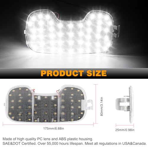 Lámpara LED interior para lectura Dodge Dakota Durango miniatura 4