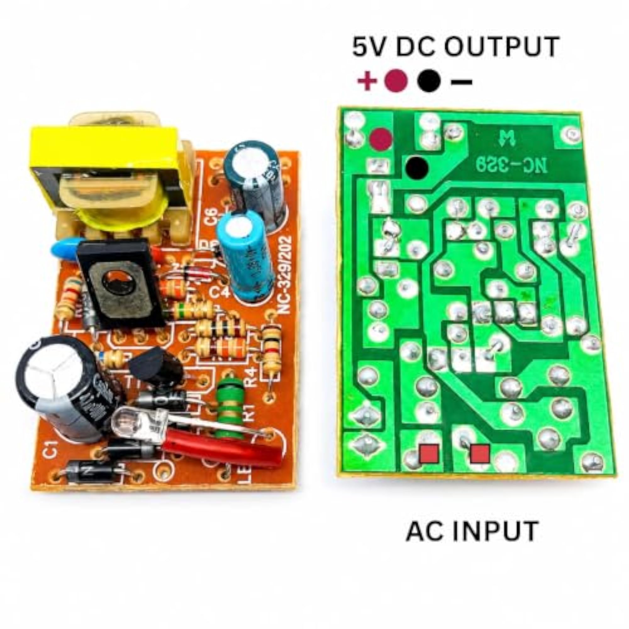 SMPS 220V AC to 5V DC Power Supply Board Driver PCB