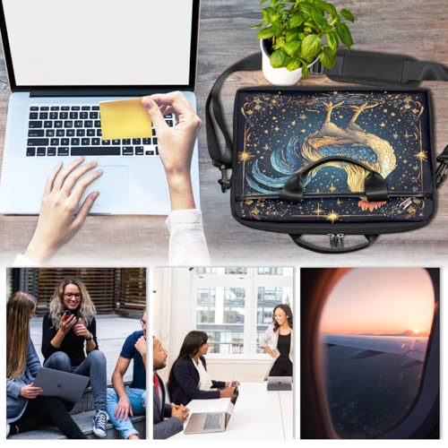 Bolso para laptop de 15 pulgadas con correa ajustable miniatura 6