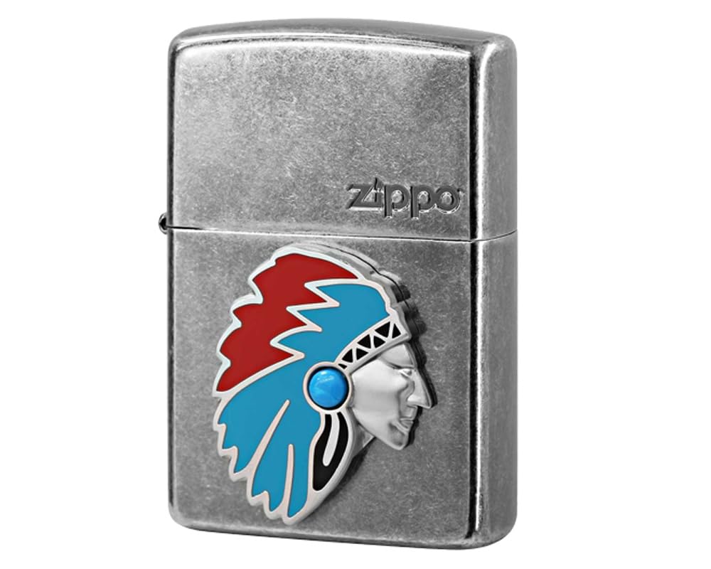 Amazon.co.jp: ZIPPO ジッポー ライター ネイティブアメリカン メタル 