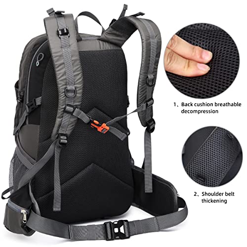 SPEEDPARK 40L Hiking Backpack, Lightweight Camping Daypack with Rain Cover - image 5