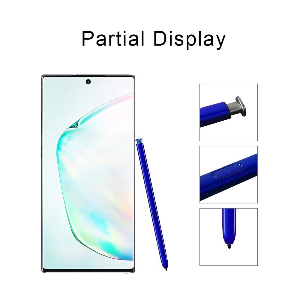 Uniwersalne rysiki do ekranów dotykowych kompatybilne z Samsung Galaxy Note 10 / Note 10 Plus tablet PC rysik Bluetooth ołówek kompatybilny z telefonami komórkowymi S Pen akcesoria (niebieski)