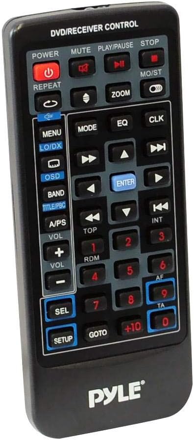 Pyle PLTS76DU 7-Inch Touch Screen Motorized TFT/LCD Monitor with DVD/CD/MP3/AM/FM Receiver,Black