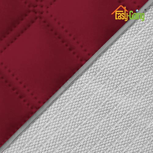 Image of Easy-Going Sofa Slipcover Waterproof Oversized Recliner Chair Cover Non-Slip Fabric Couch Cover for Living Room Washable Furniture Protector for Pets Kids Dog (Oversized Recliner, Christmas Red)