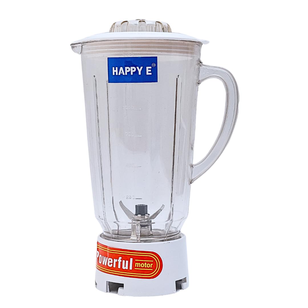 HAPPY E | Usha Lexus Blender Plastic Jar (1.5L) | Compatible with Usha Lexus Juicer Mixer Grinder | 6 Cut Lock Usha Jar | Usha Mixer Jar Only (Old Model)-image-38