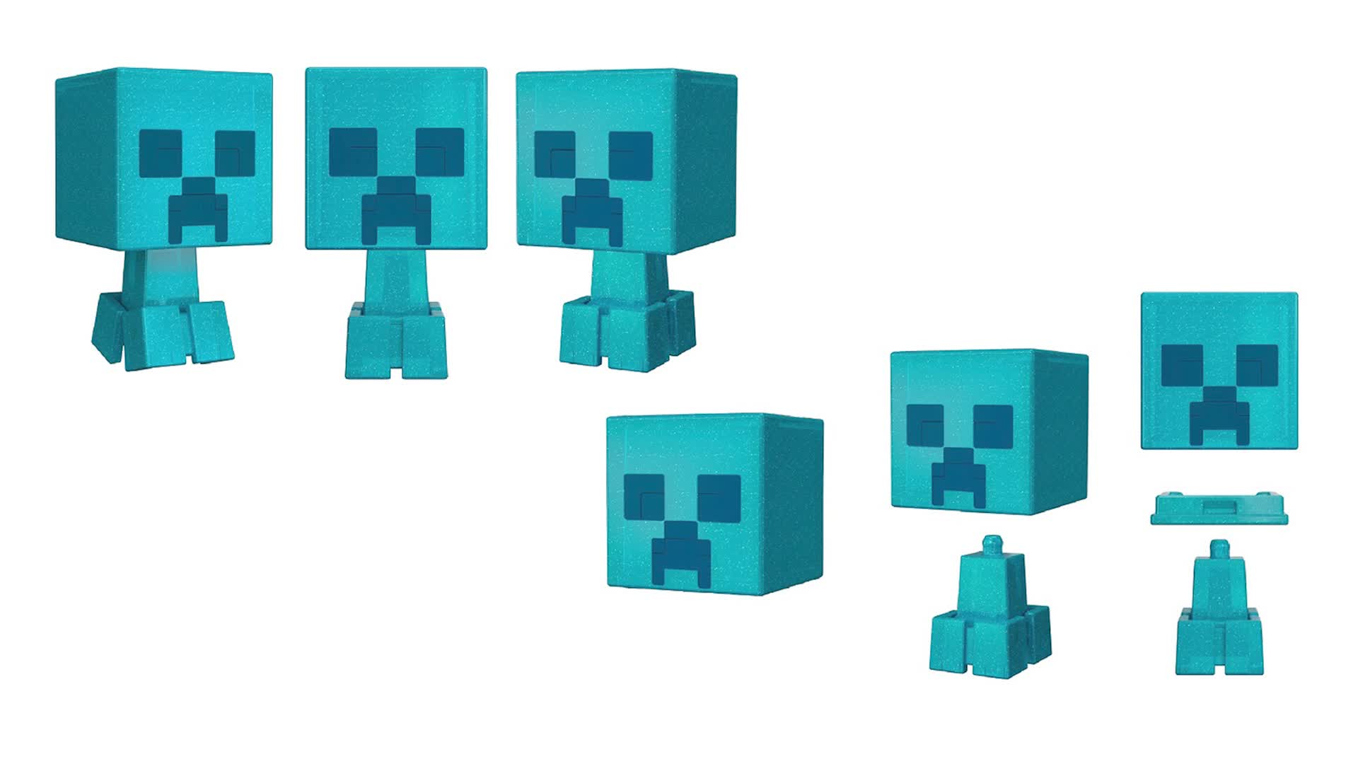 Amazon.co.jp: マテル マインクラフト(MINECRAFT) モブヘッド ミニ