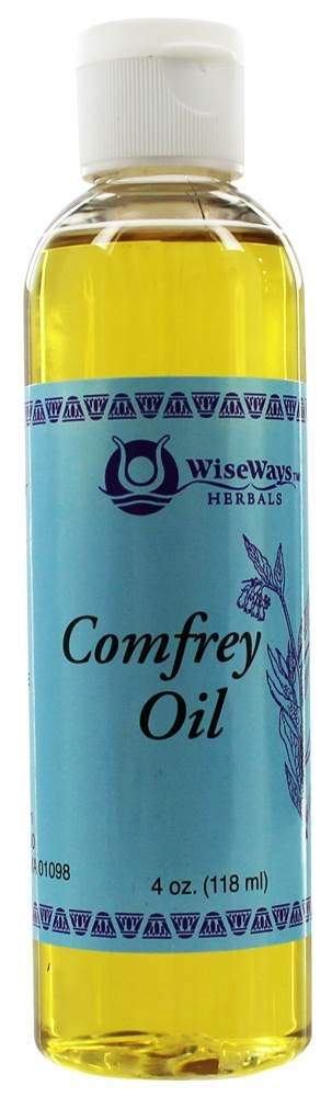 WiseWays Herbals Comfrey Oil, 6 Ounces Natural Skin Care Oil