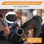 Full Fingers Workout Gloves for Women & Men - Gym Gloves with Extra Grip Foam Padding & Anti-Slip for Fitness, Training & Cycling - Image 3