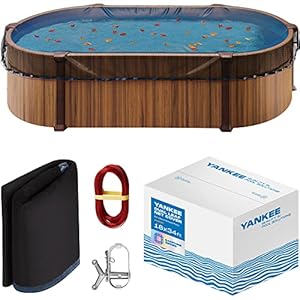 Yankee Pool Laubnetz Abdeckung für ovale Pools