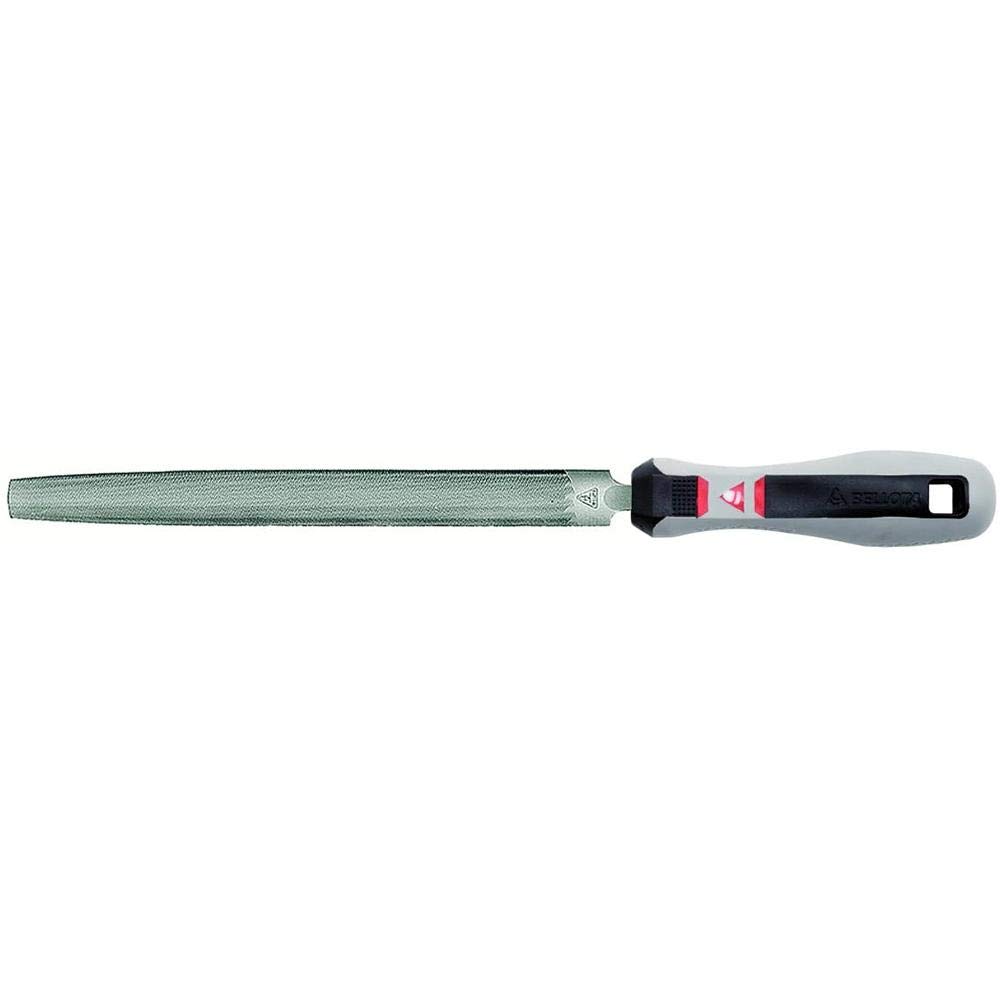 Bellota Standard 4003-6 Ent. Mb Half Round Mechanic's File With Bi-Material Handle 6 Inches Medium-Fine