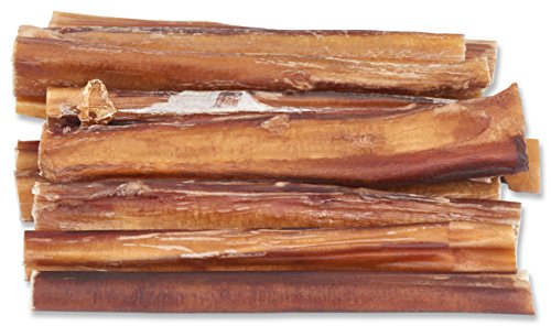 BRUTUS & BARNABY Bully Sticks for Dogs- (8 Oz. Bag) No Hormones Added