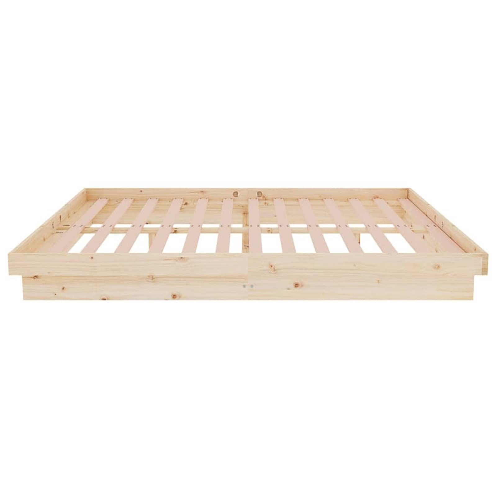 ARKEM Estructura de Cama de Matrimonio en Madera Maciza - Base de Cama 135x190 cm