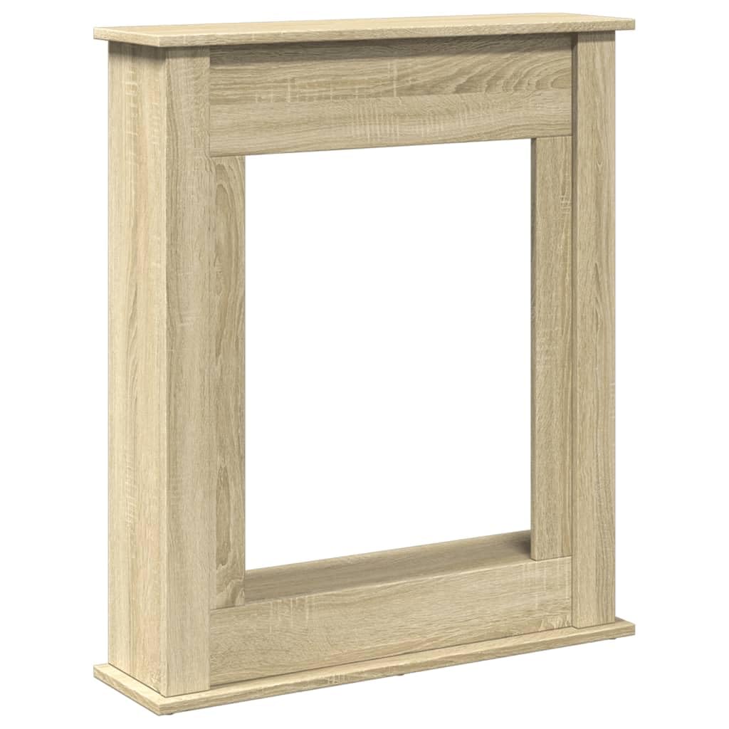 Vidaxl (Sonoma Oak) Fireplace Surround Fire Surround Frame Engineered Wood