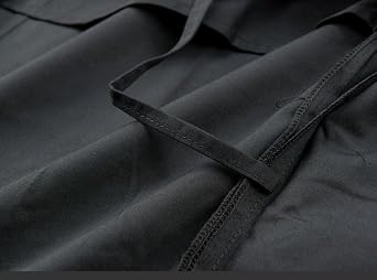 KG023 -IAIDO LARGE SLEEVE BLACK GI - Standard - black broad sleeves iaido gi - 70% polyester 30% cotton