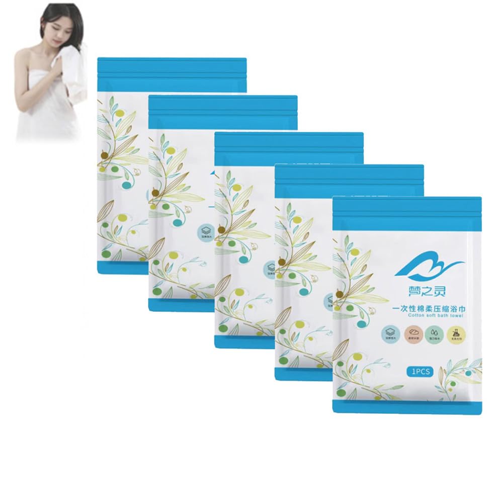 FiavUs Bath Towel Compressed Washcloth,Disposable Travel Towel Bathing Accessories,for Camping Sports Hiking Beach Swim (bath towel)