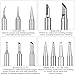 HJZHII 12PCS 900M Soldering Iron Tips with Storage Bag, 12 Different Style Replacement Soldering Tips for Most Precision Electronics Repair DIY Projects and Professional Use