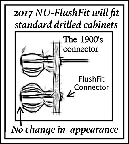 Rousso's Reproduction Emerald Green Glass Knob Pulls 0104-Eg With Flush Fit Connectors Oil Rubbed Bronze (Four) #TOP2