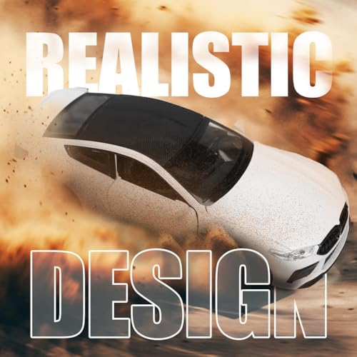 Image of Exclusive Alloy Metal Pull Back Die-Cast Car Diecast Metal Pullback Toy Car with Openable 6 Doors,Light Music Boys Gifts Toys (1:32 B-M-W M8 - Black 1 Color)