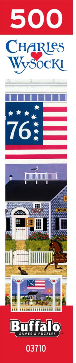 Amazon.com: Buffalo Games Charles Wysocki Nantucket Jigsaw Puzzle