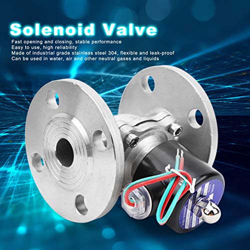 Électrovanne 2W bloquer fluide sans pression résout pannes vanne NC inox G3/4 - 3