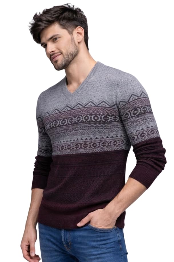 oyasa Men Sweater| Stylish Sweater |Winter wear Sweaters for Men |V-Neck Full Sleeves |Regular fit-picture-55