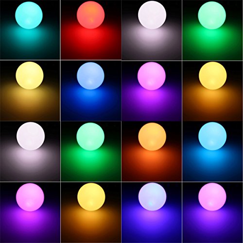 Bombilla LED RGB E27 Luz LED 16 Colores Regulable Control Remoto 85-265V