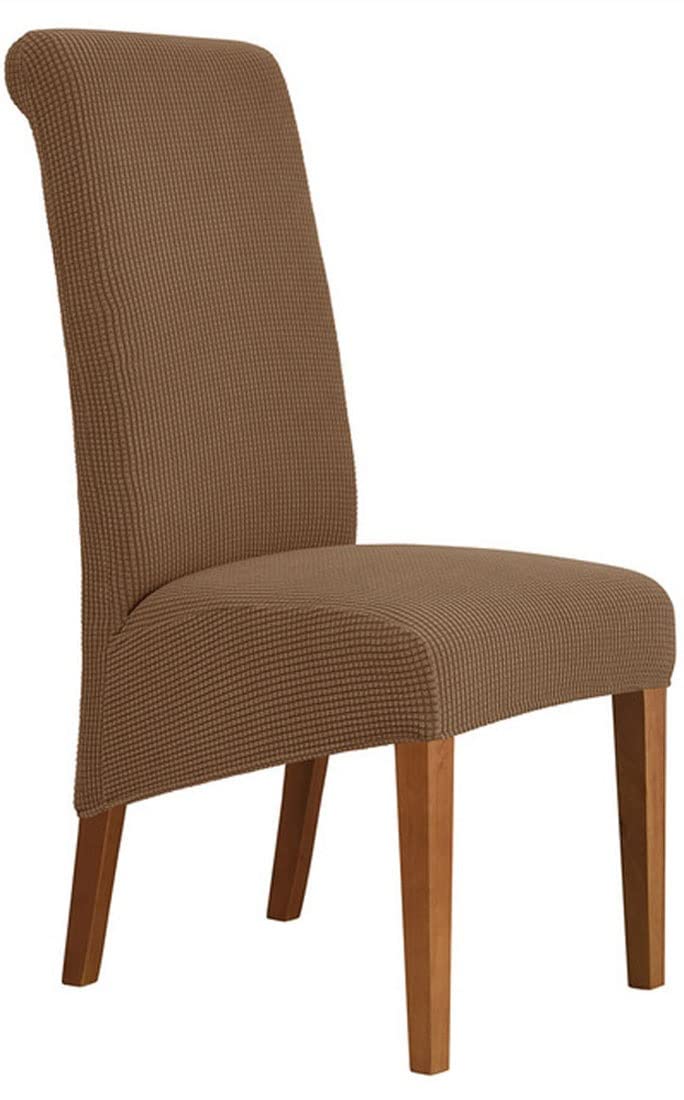 ZZDZW Universal Stretch Chair Slipcovers Jacquard M XL Size Elastic Chair Covers Dining Room Chair Slipcover Scratch Protector Cover for Wedding