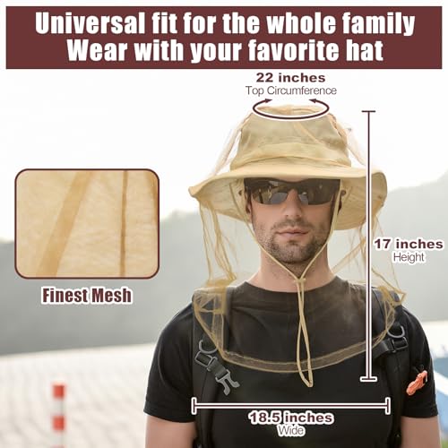 Image of Sun Hats for Men Women Boonie Hat UPF 50+ Bucket Hat Wide Brim UV Protection Fishing Hiking Safari Outdoor Hats