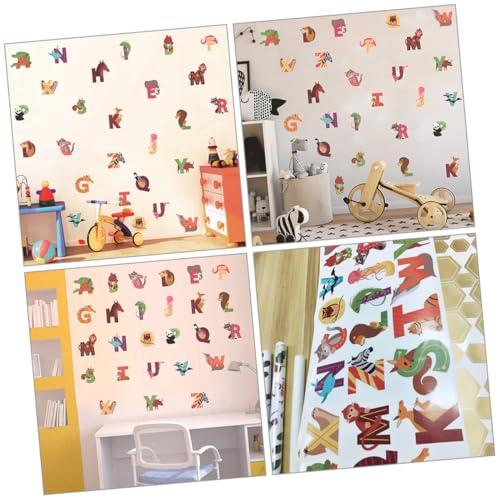 Vinilos Decorativos Letras de Cartoon Educativos para Pared miniatura 5