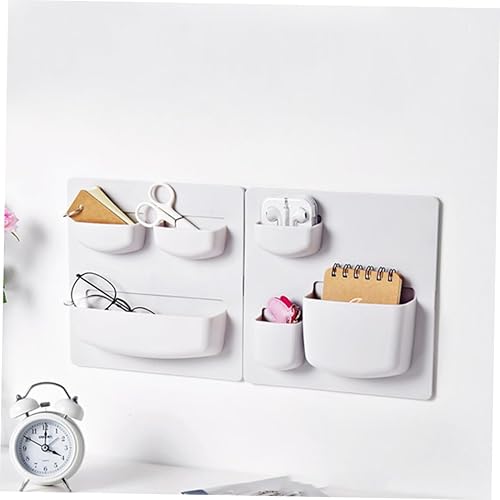 Miniatura 4 de NOLITOY Estante adhesivo de pared para almacenamiento montado en la pared, estante de cocina, organizador multifunción