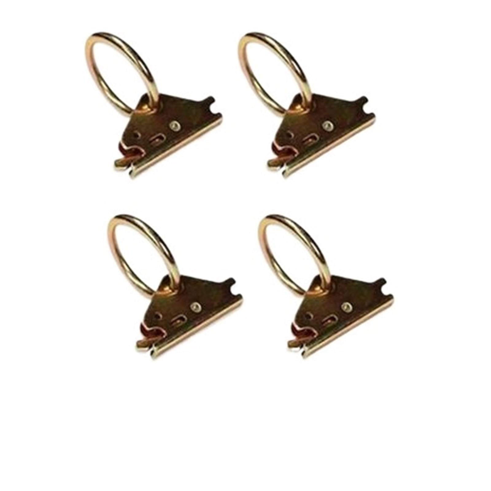 Pjfcewfdgx 4 Packs 2/4/8 Packs Steel E-Track O-Ring Anchors For Enclosed & Flatbed Trailers