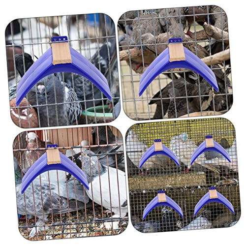 Image of Angoily Solid Wood Pigeon Perch Stand 6Pcs Bird Rest Frame Rack for Pigeon Cage Accessories Indoor Outdoor Bird Playground
