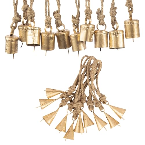 Gold Bells for Christmas Decorations