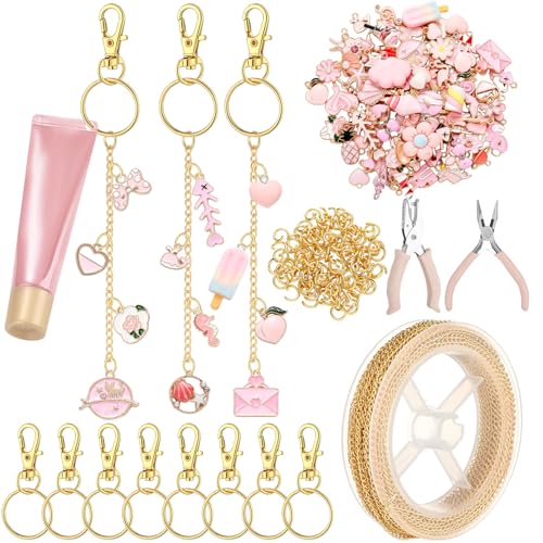 Llaveros de brillo de labios VioraWhite, kit de 213 piezas ideal para regalos originales