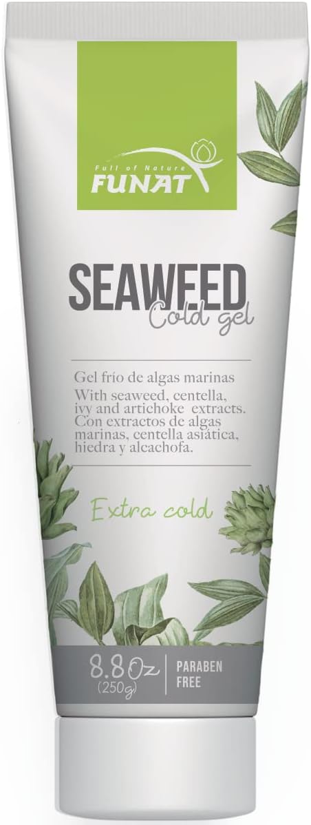 FUNAT Seaweed Cooling Gel – Skin-Firming & Hydrating Body Gel with Refreshing Sensation – 250g | 8.8 oz