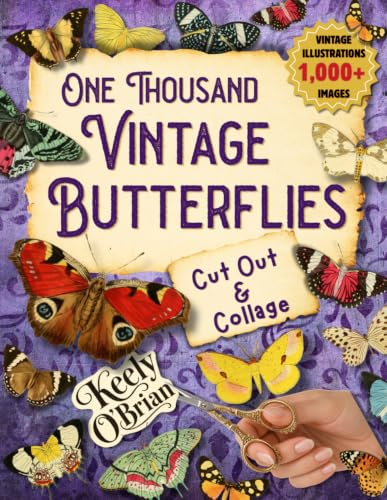 One Thousand Vintage Butterflies to Cut Out and Collage: Butterflies and Moths for Scrap Booking, Junk Journaling, Card Making and Mixed Media Art image 2