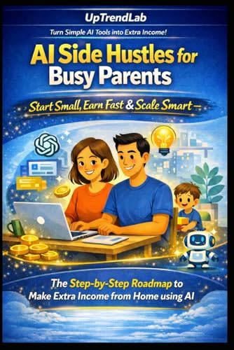 AI Side Hustles for Busy Parents: A Beginner’s Guide to Making Money from Home with ChatGPT & AI Tools