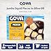 Jumbo Canned Squid by Goya, Canned Seafood, Tinned Squid, Octopus Style Squid Pieces in Olive Oil, 4oz. Can